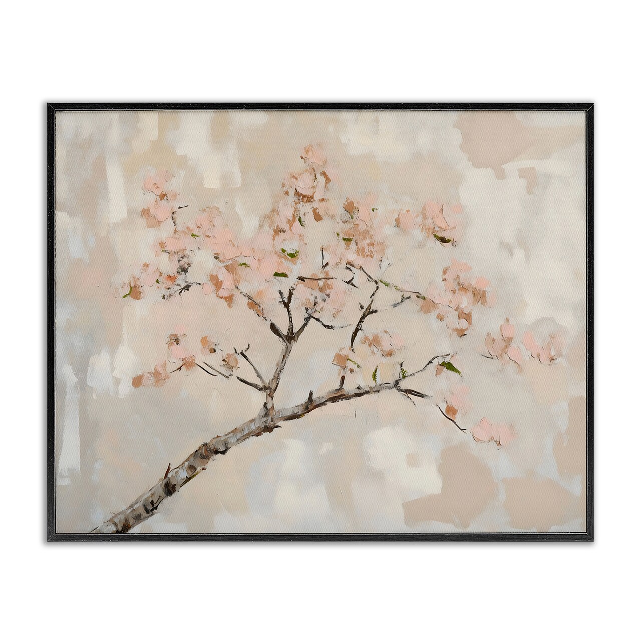 Stupell Industries Muted Cherry Blossoms Branch Framed Giclee, design by Franklyn Gregory